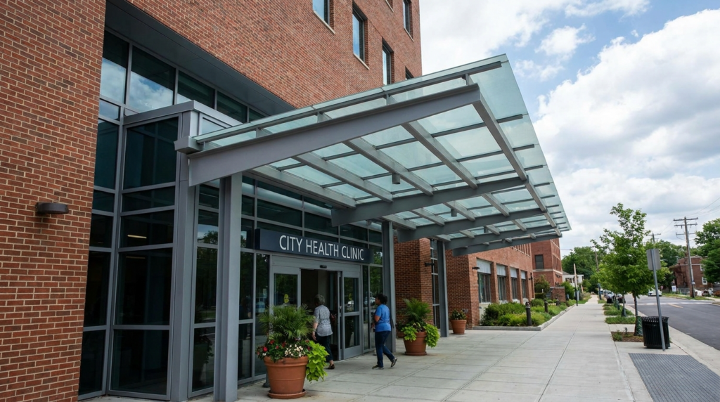hospital canopy